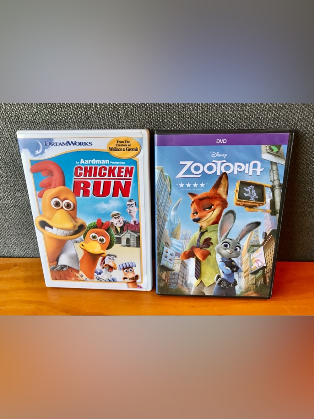2/$10 DreamWorks CHICKEN RUN Disney Zootopia Kids DVD Movies Funny Cartoon Movie